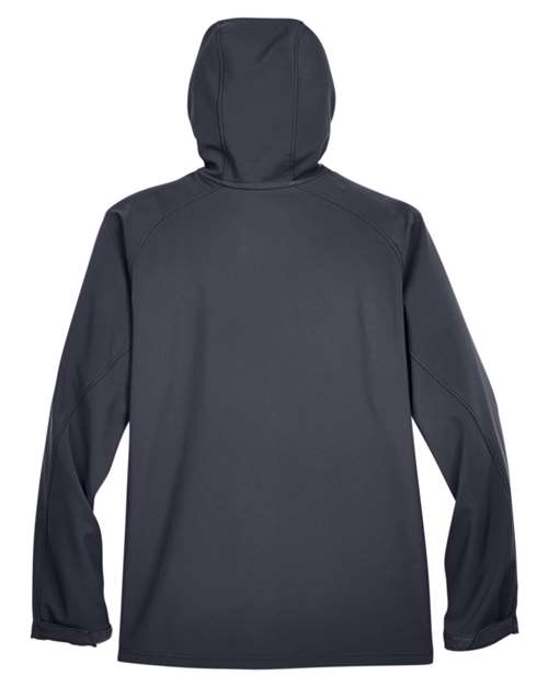North End 88166 Men's Prospect Two-Layer Fleece Bonded Soft Shell Hooded Jacket