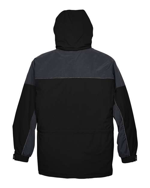 North End 88006 Men's 3-in-1 Two-Tone Parka