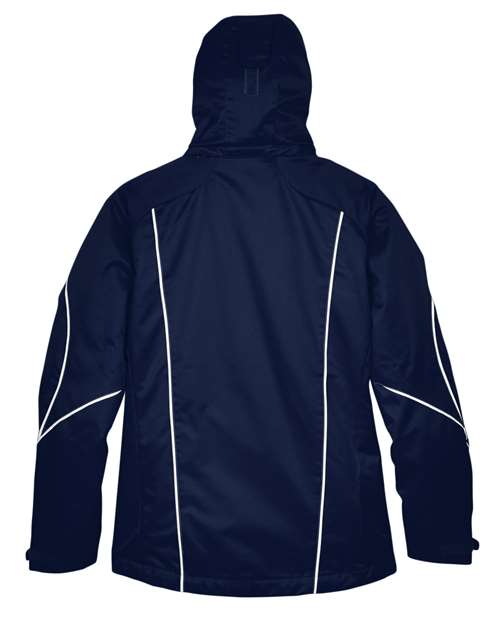 North End 78196 Women's Angle 3-in-1 Jacket with Bonded Fleece Liner