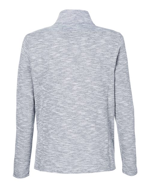 North End NE415W Women's Eclipse Jacquard Quarter-Zip Pullover