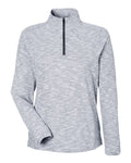 North End NE415W Women's Eclipse Jacquard Quarter-Zip Pullover