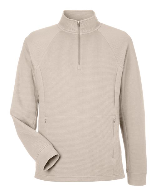 North End NE200 Men's Rhythm Waffle Quarter-Zip Pullover