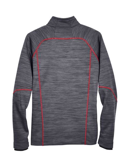 North End 88697 Men's Flux Mélange Bonded Fleece Jacket