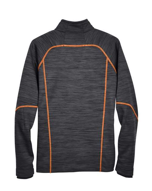 North End 88697 Men's Flux Mélange Bonded Fleece Jacket