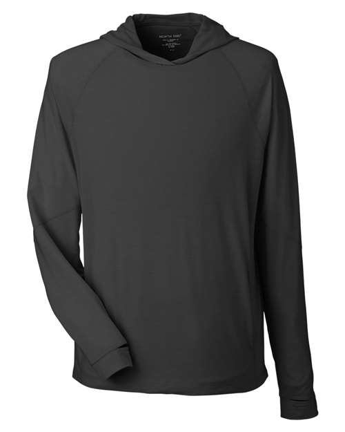 North End NE105 Unisex JAQ Stretch Performance Hooded Long Sleeve T-Shirt