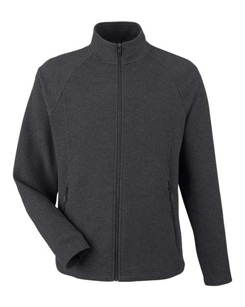 North End NE727 Men's Spirit Textured Full-Zip