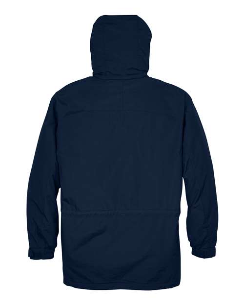North End 88007 Men's 3-in-1 Parka with Dobby Trim