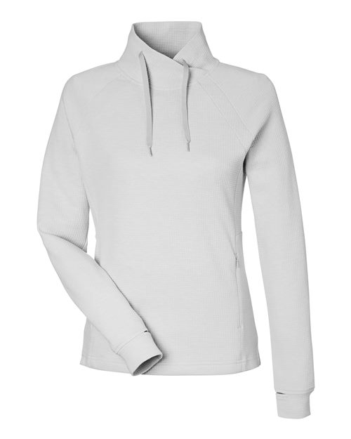 North End NE200W Women's Rhythm Waffle Cross-Neck Pullover