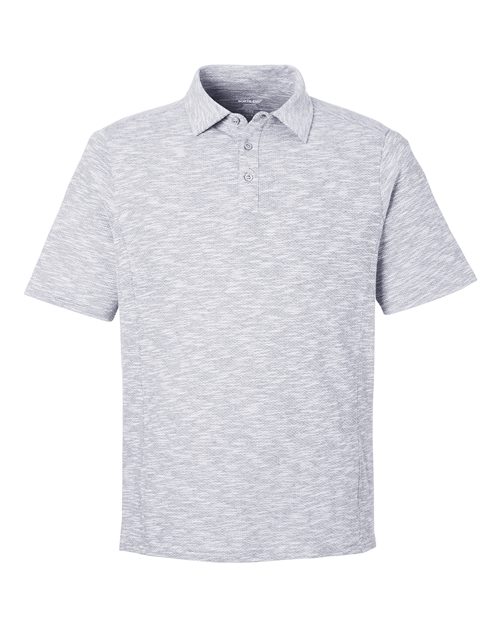 North End NE115 Men's Eclipse Jacquard Polo