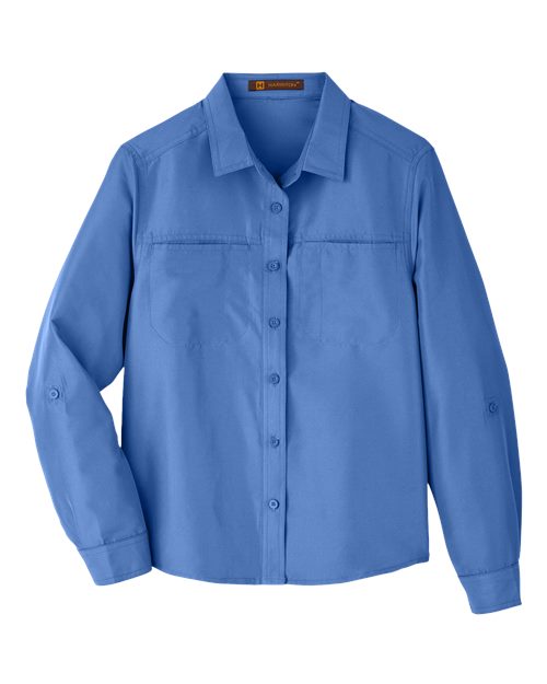 Harriton M580LW Women's Key West Performance Staff Shirt