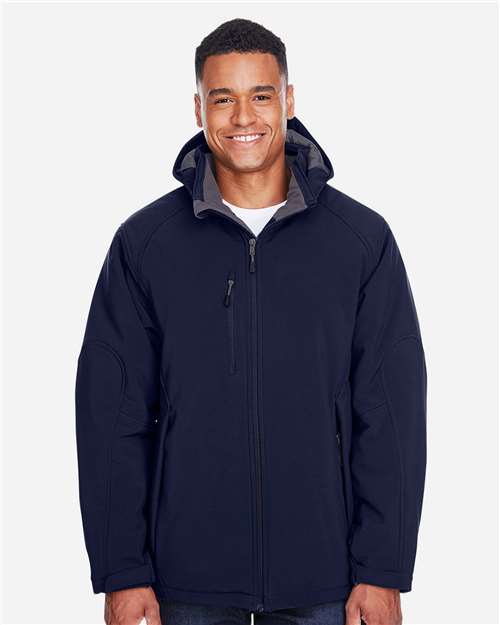 North End 88159 Men's Glacier Insulated Three-Layer Softshell with Detachable Hood