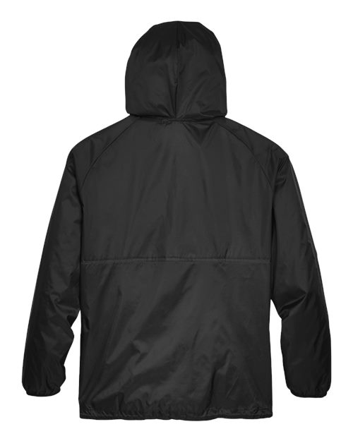 Harriton M750 Men's Packable Hooded Nylon Jacket