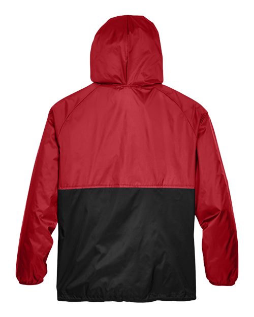 Harriton M750 Men's Packable Hooded Nylon Jacket