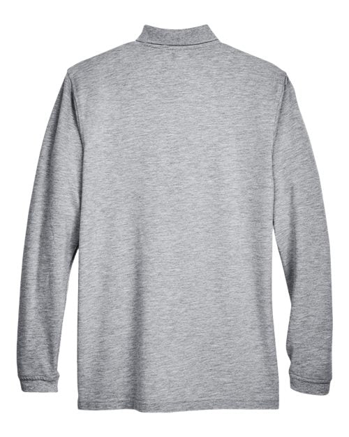 Harriton M265L Men's Easy Blend™ Long Sleeve Polo
