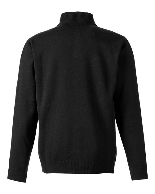 Harriton M421 Unisex Pilbloc™ Quarter-Zip Pullover Sweater