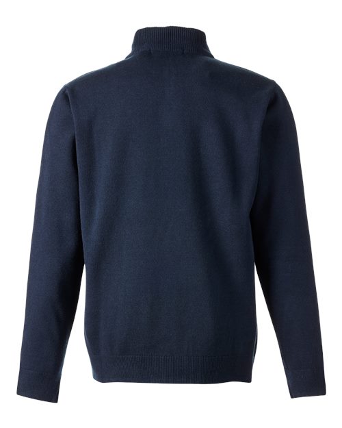 Harriton M421 Unisex Pilbloc™ Quarter-Zip Pullover Sweater