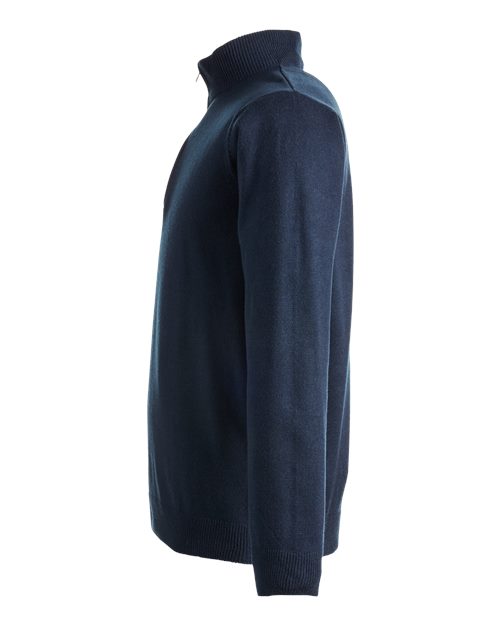 Harriton M421 Unisex Pilbloc™ Quarter-Zip Pullover Sweater