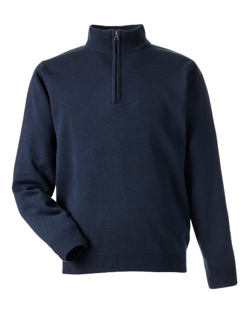 Harriton M421 Unisex Pilbloc™ Quarter-Zip Pullover Sweater