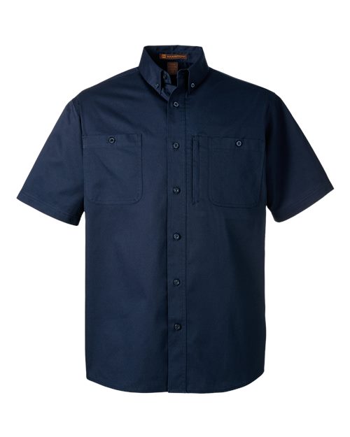 Harriton M585 Men's Advantage IL Short Sleeve Work Shirt
