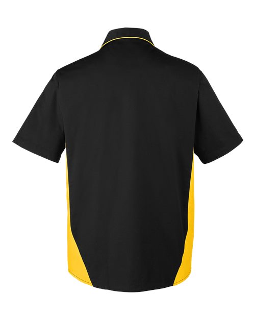 Harriton M586T Men's Tall Flash IL Colorblock Shirt