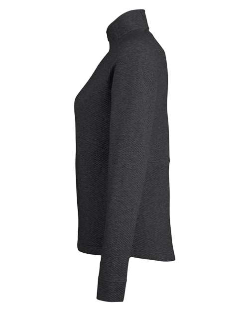 North End NE725W Women's Spirit Textured Quarter-Zip Pullover