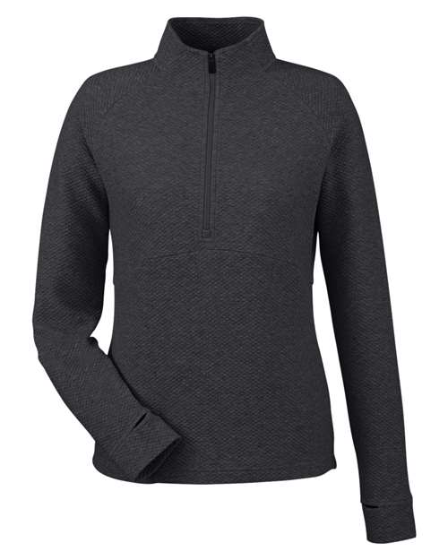 North End NE725W Women's Spirit Textured Quarter-Zip Pullover