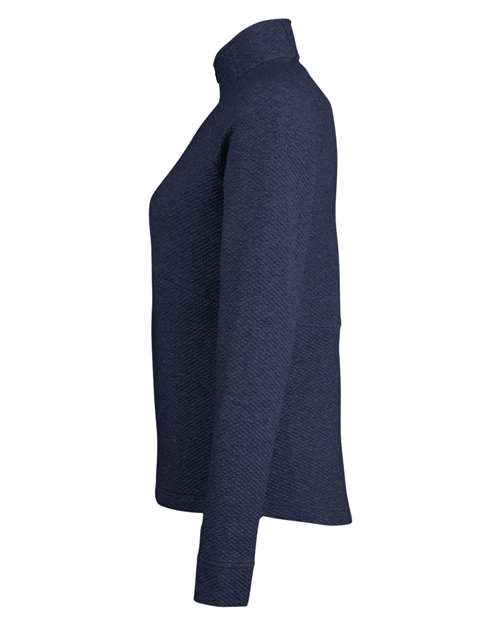 North End NE725W Women's Spirit Textured Quarter-Zip Pullover