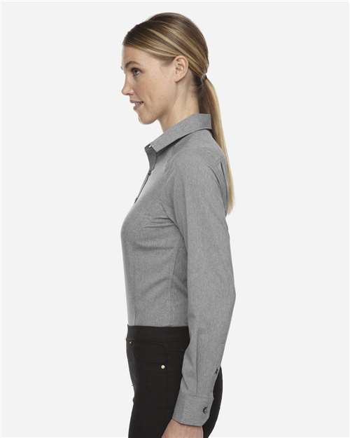North End 78802 Women's Melange Performance Shirt