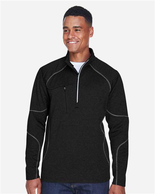 North End 88175 Men's Catalyst Performance Fleece Quarter-Zip Pullover