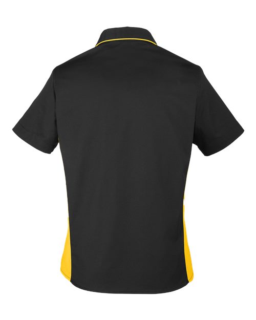 Harriton M586W Women's Flash IL Colorblock Shirt