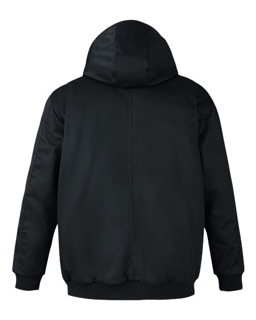Harriton M722T Unisex Tall ClimaBloc® Heavyweight Hooded Full-Zip Jacket
