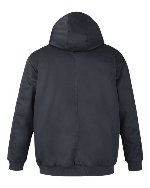 Harriton M722T Unisex Tall ClimaBloc® Heavyweight Hooded Full-Zip Jacket