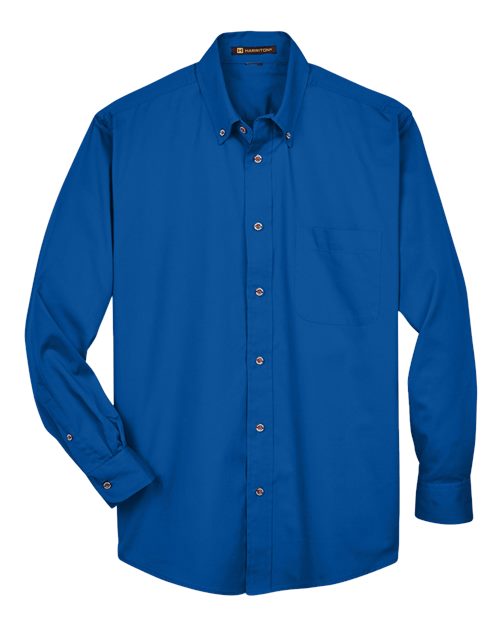 Harriton M500T Men's Tall Easy Blend™ Twill Dress Shirt
