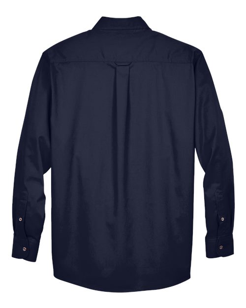 Harriton M500T Men's Tall Easy Blend™ Twill Dress Shirt