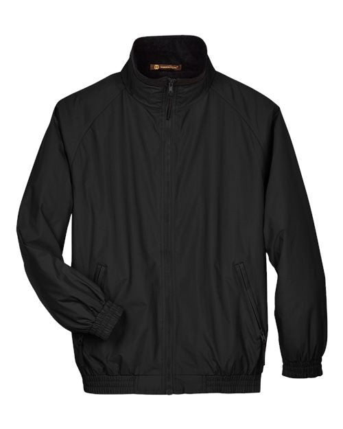 Harriton M740 Unisex Fleece Lined Nylon Jacket