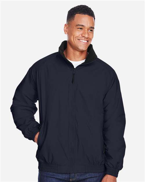 Harriton M740 Unisex Fleece Lined Nylon Jacket