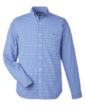 vineyard vines W012060 Men's On-The-Go Nylon Gingham Shirt