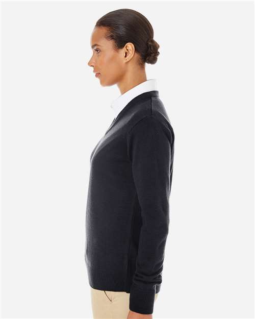 Harriton M420W Women's Pilbloc V-Neck Sweater