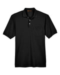 Harriton M265P Men's Easy Blend™ Polo with Pocket