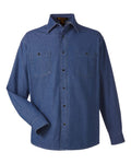 Harriton M540 Unisex Denim Shirt Jacket