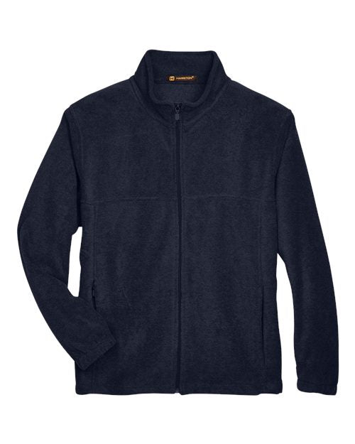 Harriton M990T Men's Tall Full-Zip Fleece