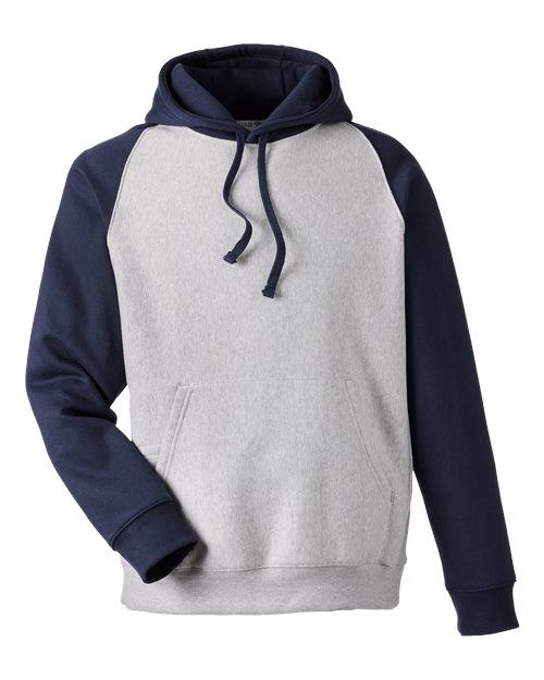 Team 365 TT96CB Unisex Zone HydroSport™ Heavyweight Colorblock Hooded Sweatshirt
