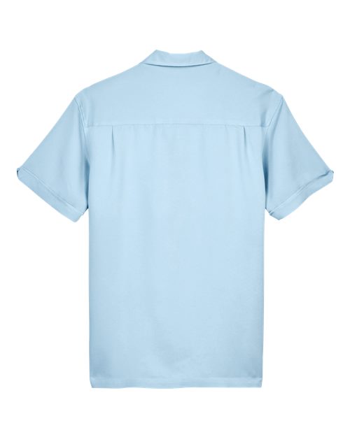 Harriton M575 Men's Two-Tone Camp Shirt