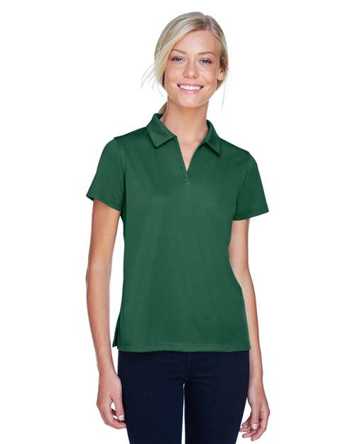 Harriton M353W Women's Double Mesh Polo