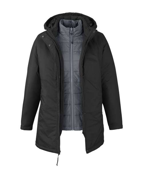 CORE365 CE725W Women's Inspire 3-in-1 Jacket with Insulated Liner
