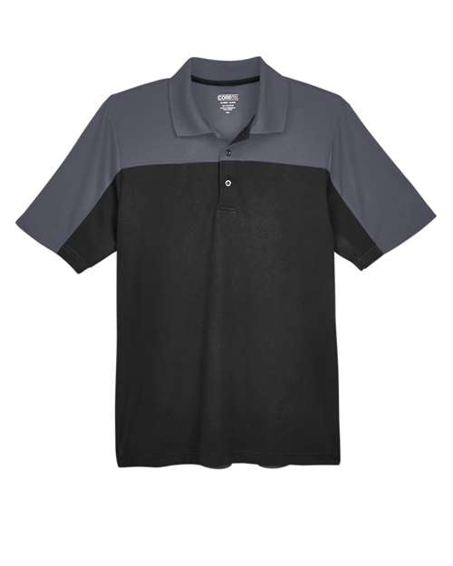 CORE365 CE101 Men's Balance Colorblock Performance Piqué Polo