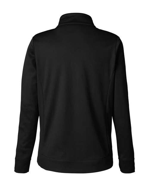 CORE365 CE404W Women's Market Snag Protect Mesh Colorblock Quarter-Zip Pullover