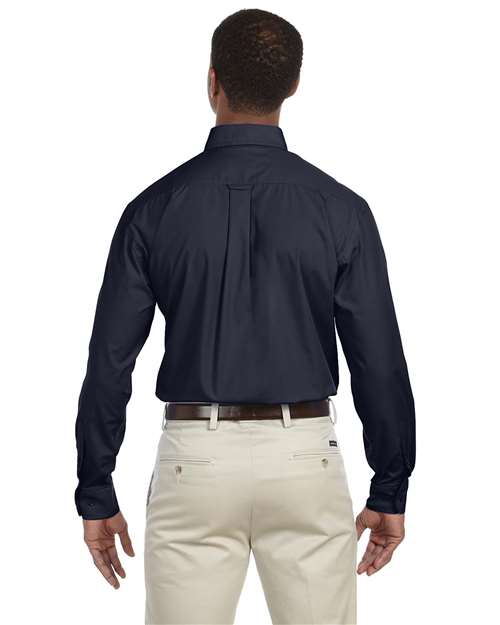 Harriton M510T Men's Tall Essential Poplin