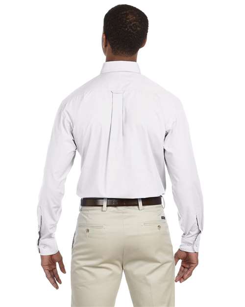 Harriton M510T Men's Tall Essential Poplin