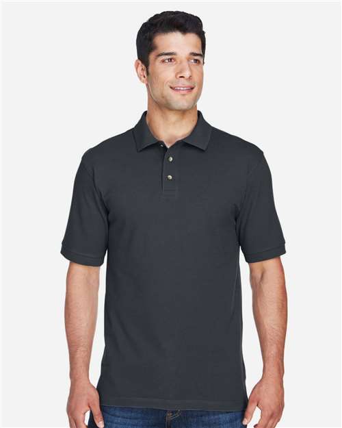 Harriton M200T Men's Tall Cotton Pique Polo